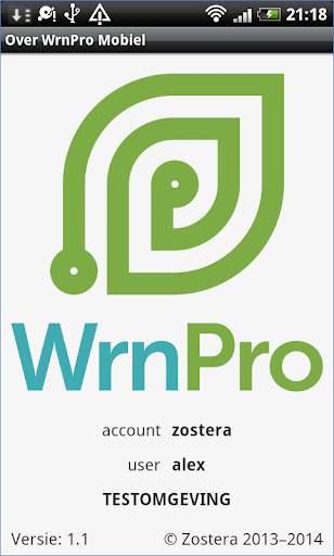 WrnPro Mobiel screenshot 1