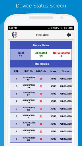 TRM Monitoring App 5 تصوير الشاشة