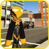 Stickman Rope Hero in Crime City 1.0