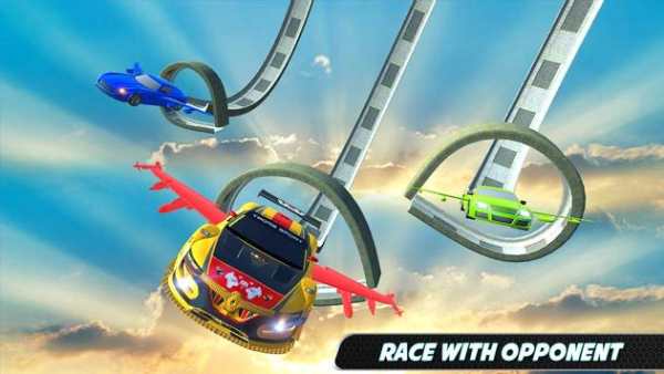 Flying Car Extreme Stunts Driving screenshot 5
