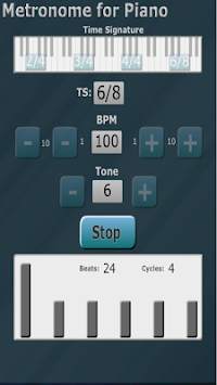 Metronome for piano screenshot 1