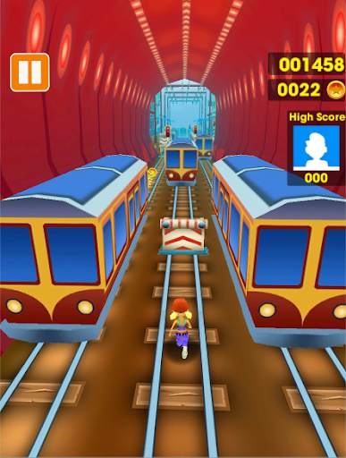 Subway Dash Surf Train Track Run скриншот 3