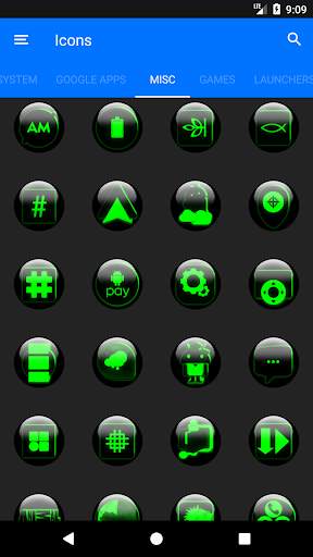 Green Glass Orb Icon Pack screenshot 8