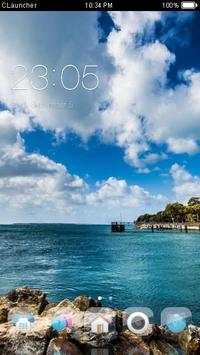 Sunny Beach Theme C Launcher screenshot 1