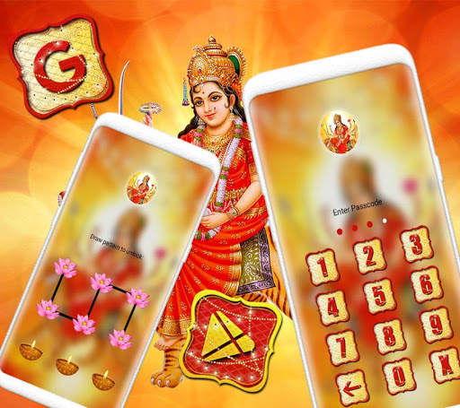 Durga Maa Launcher Theme скриншот 3