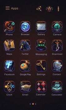 Darkon GO Launcher Theme screenshot 2