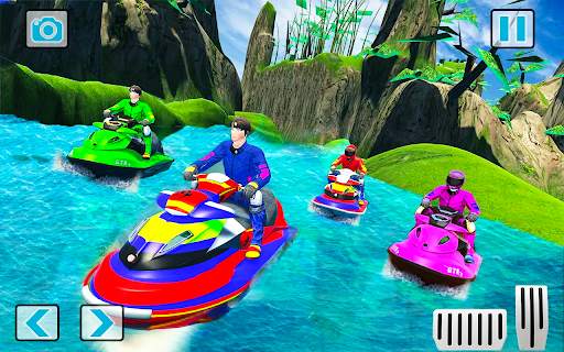 Jet Ski Water Boat Racing 3D Free screenshot 4