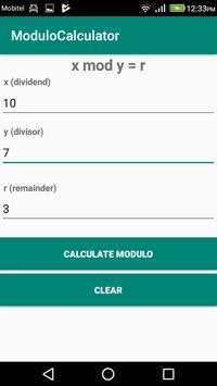 Modulo Calculator 3 تصوير الشاشة