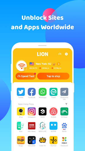 Free VPN Proxy Server - Lion VPN screenshot 5