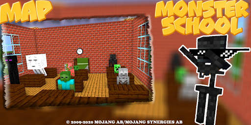 Map Monster School: New Herobrine Skin screenshot 3