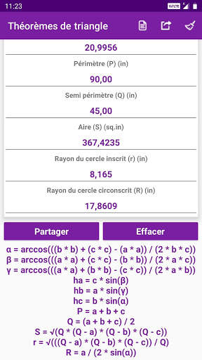 Calculatrice de géométrie screenshot 7