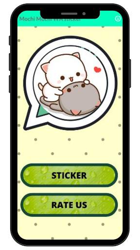 Mochi Mochi Peach Cat Wallpaper - Sticker Whatsapp screenshot 1