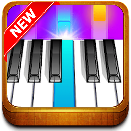 Tik op Piano Black Tiles icon