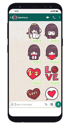 Funny Anime Sticker for WhatsApp screenshot 6