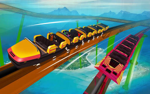 Roller Coaster Racing 3D 2 player screenshot 2