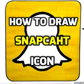 How to Draw a Snapchat icon