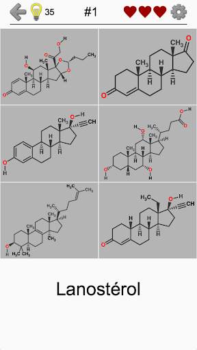 Stéroïdes - Les formules chimiques des hormones screenshot 5