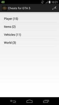 Cheats for GTA 5 (PS4 / Xbox) screenshot 4