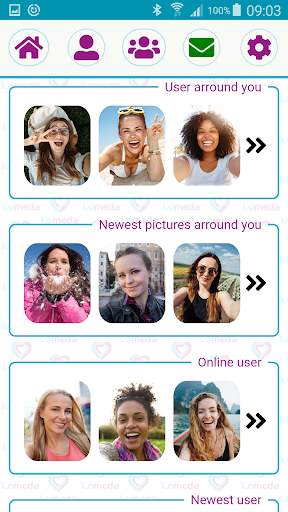 Dating Apps free & Single Flirt Chat by Lomeda screenshot 3
