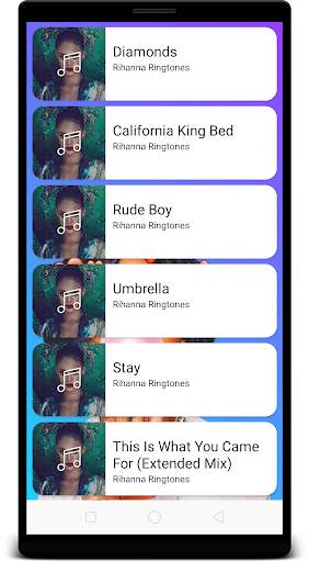 Rihanna Ringtones screenshot 3