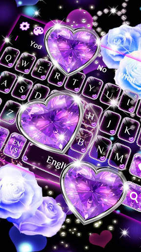 Purple Diamond Rose keyboard screenshot 2