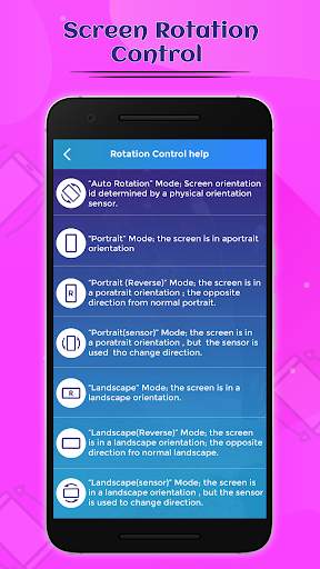 Screen Rotation Control screenshot 4