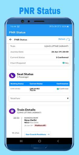 Train Enquiry Live Train PNR screenshot 3