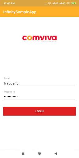 Infinity SDK Demo App screenshot 1