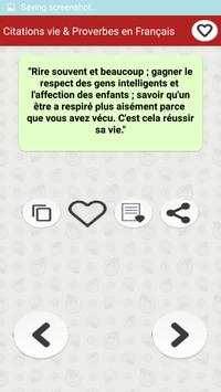 Vie des Citations et Proverbes screenshot 6