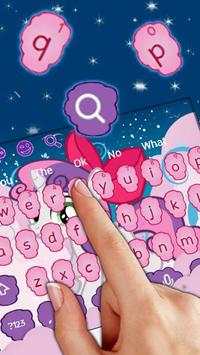 Cute Baby Unicorn Keyboard screenshot 3
