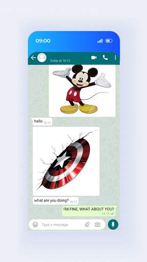 Free BOTIM HD Video & Voice Calls Stickers screenshot 1