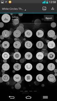 NEXT LAUNCHER THEME CirclesWHT screenshot 7