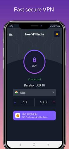 Free VPN India - Free, VPN Fast Server & Secure screenshot 2