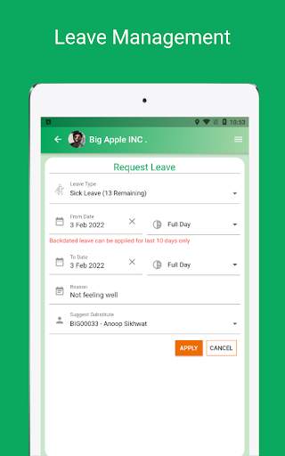 HRMS App, Online Time tracker 14 تصوير الشاشة