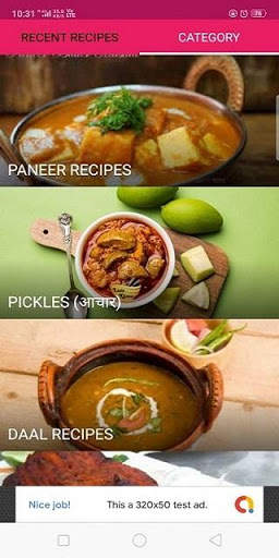 Hindi Recipes App screenshot 2