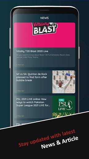 Cricket Exchange Pro - Live Score Line screenshot 6