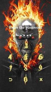 Screen Lock  Theme Skull screenshot 4