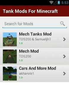 Tank Mods For Minecraft screenshot 2
