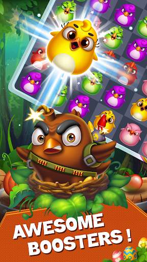 Bird Mania - Free Match 3 स्क्रीनशॉट 1