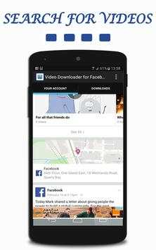 Video Downloader For Facebook screenshot 3