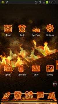 Fire Next Launcher 3D Theme screenshot 8
