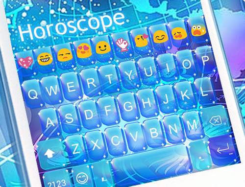Horoscope Emoji Keyboard Theme screenshot 6