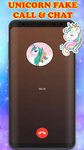 talk with unicorn call and fake Chat PRANK screenshot 4