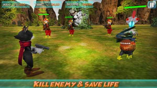 Tom Cat Chicken Shooter screenshot 4