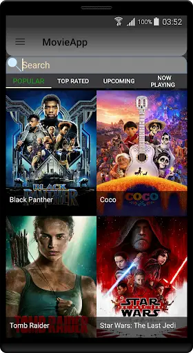Movie App screenshot 1