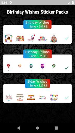 Birthday Wishes WhatsApp Stickers (100  Stickers) screenshot 2