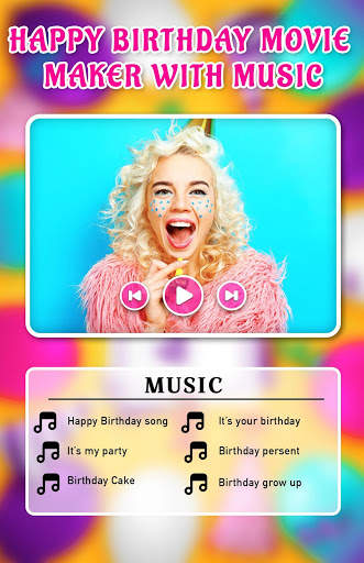 Happy Birthday Movie Maker With Music screenshot 5