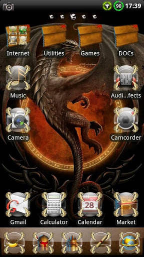 Dragon GO Launcher EX Theme screenshot 1