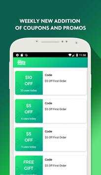 Uber Eats Promo Code - Food Delivery screenshot 2