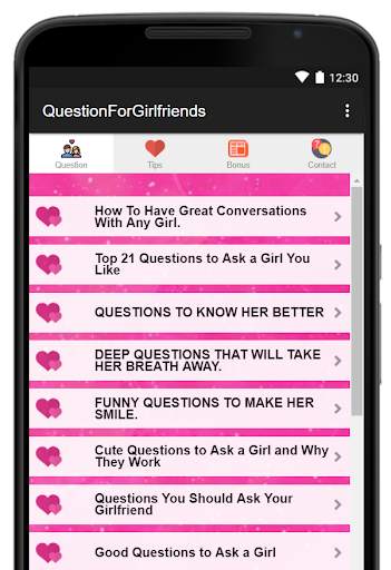 Question To Ask Your Girlfriends screenshot 3
